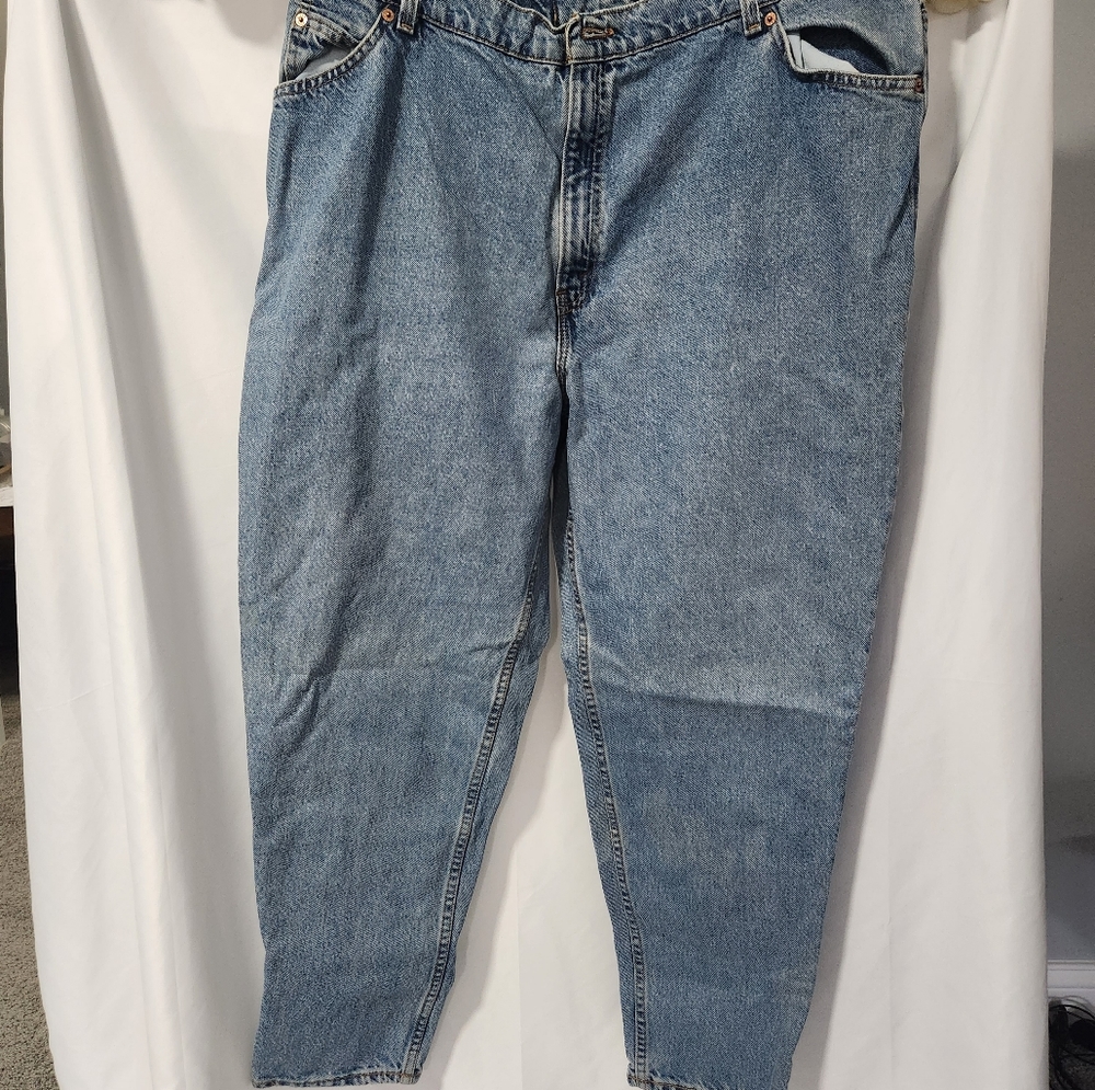 VTG Levi's 581 Orange Tab Vintage Tapered Fit Tapered Leg 22 Short